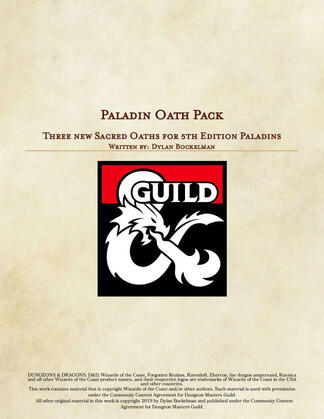 Paladin Oath Pack